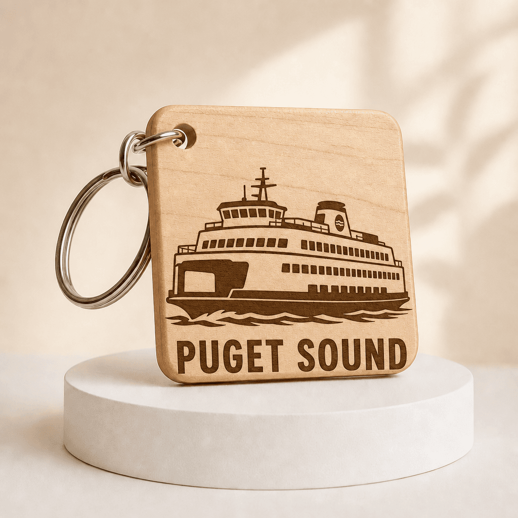 Puget Sound Ferry Keychains