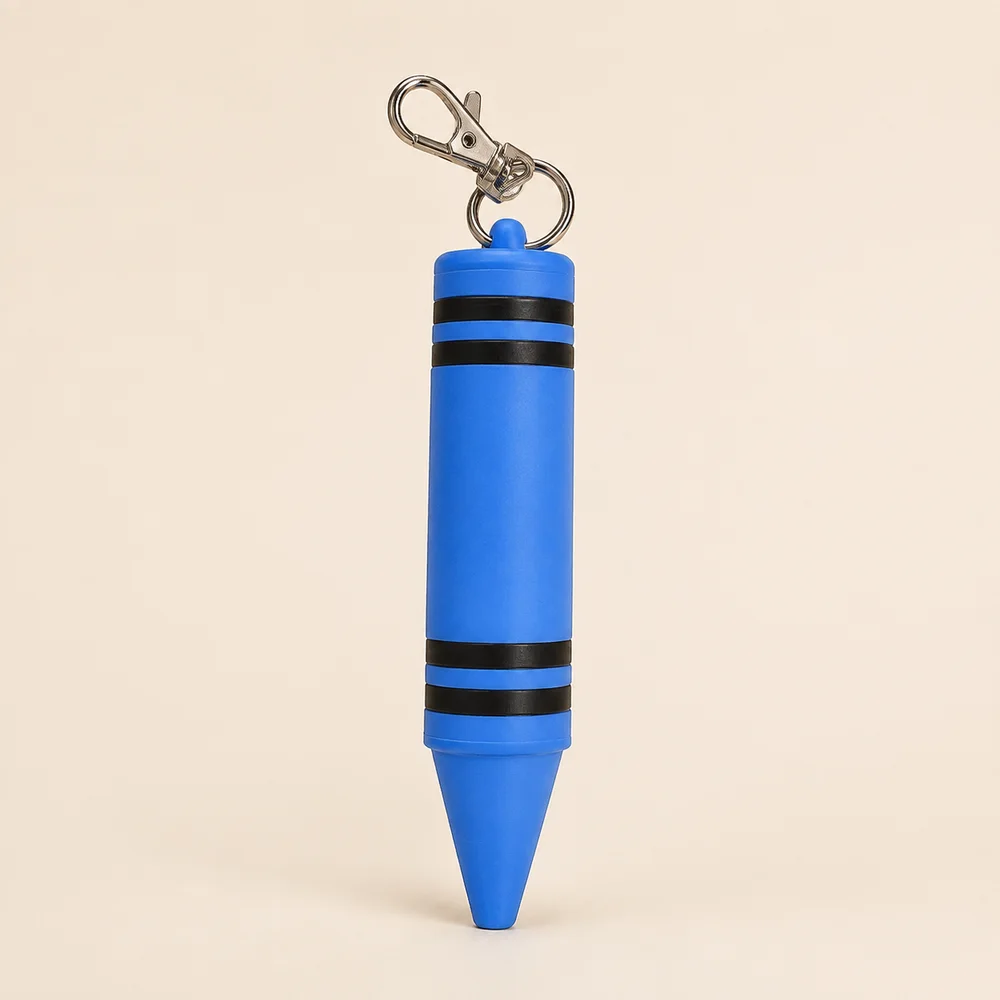 Crayon Container Keychain