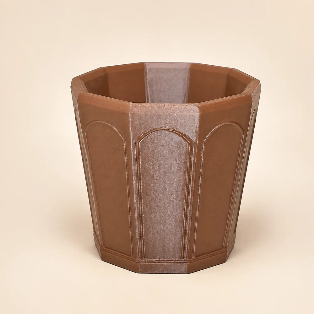 Faceted Woodland Pot