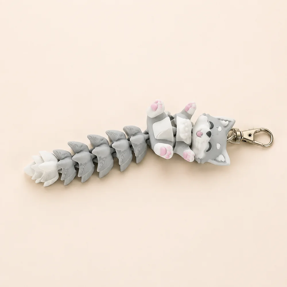 Raccoon Keychain